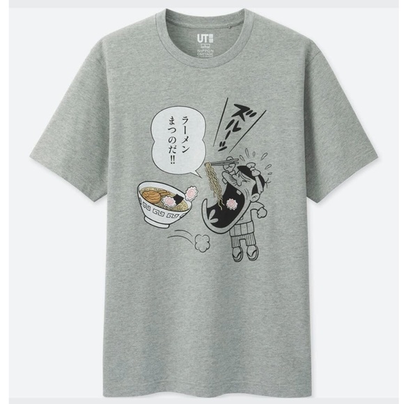 UT Uniqlo Nippon Omiyage by Fujio Akatsuka 50th  Ramen T-Shirt Men's SizeM - Picture 1 of 8